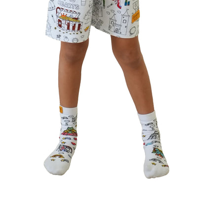 DreamShine Coloring Socks for Girls