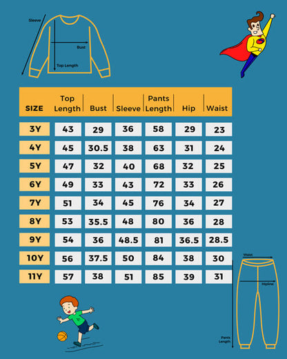 Superhero City Long Sleeve Coloring Pajamas