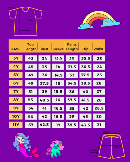 Princess Palace Short Sleeve Coloring Pajama