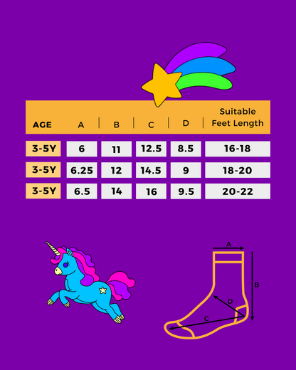 DreamShine Coloring Socks for Girls