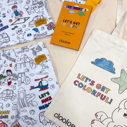 Race & Play Nights Long Sleeve Coloring Pajamas